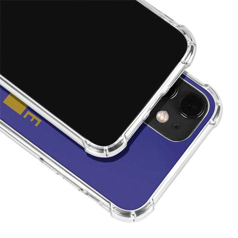 NFL Baltimore Ravens Purple Performance Series iPhone 12 Mini Clear Case