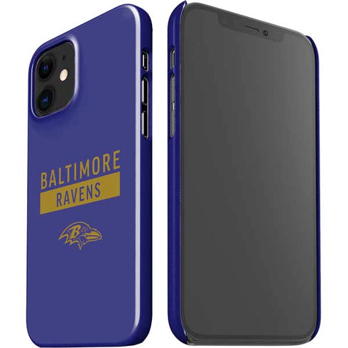 NFL Baltimore Ravens Purple Performance Series iPhone 12 Mini Lite Case