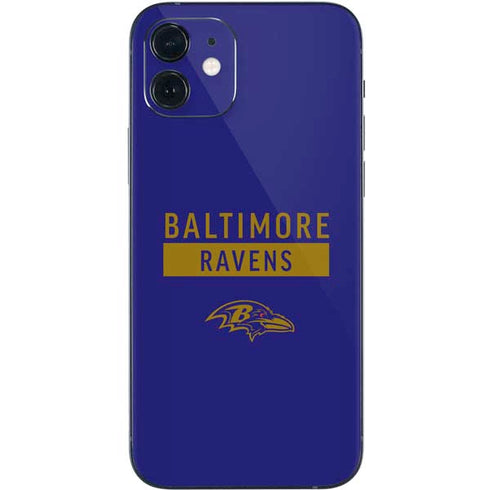 NFL Baltimore Ravens Purple Performance Series iPhone 12 Mini Skin