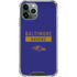 NFL Baltimore Ravens Purple Performance Series iPhone 12 Pro Clear Case