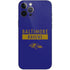 NFL Baltimore Ravens Purple Performance Series iPhone 12 Pro Max Skin