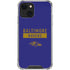 NFL Baltimore Ravens Purple Performance Series iPhone 14 Clear Case