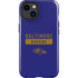NFL Baltimore Ravens Purple Performance Series iPhone 15 Plus Impact Case