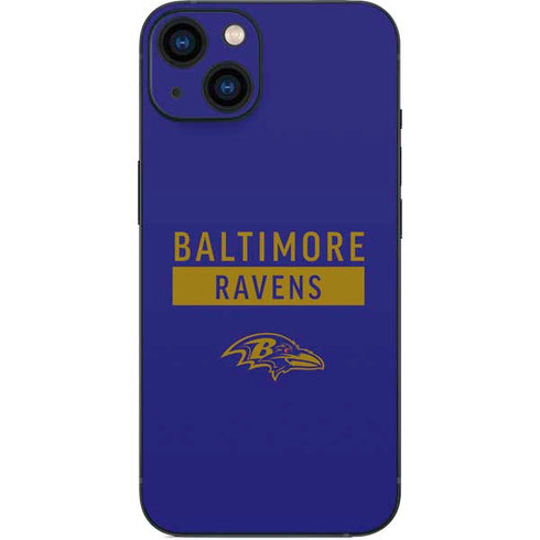 NFL Baltimore Ravens Purple Performance Series iPhone 14 Plus Skin