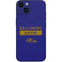 NFL Baltimore Ravens Purple Performance Series iPhone 14 Plus Skin