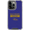 NFL Baltimore Ravens Purple Performance Series iPhone 14 Pro Clear Case