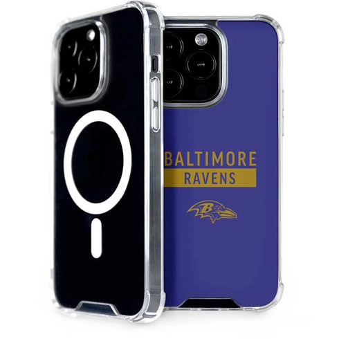 NFL Baltimore Ravens Purple Performance Series iPhone 15 Pro MagSafe Case