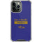 NFL Baltimore Ravens Purple Performance Series iPhone 14 Pro Max Clear Case