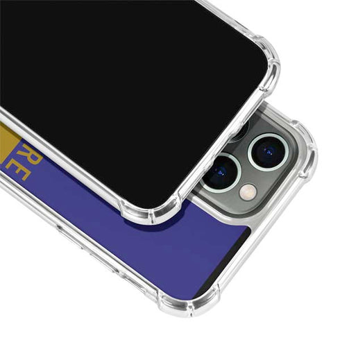 NFL Baltimore Ravens Purple Performance Series iPhone 14 Pro Max Clear Case