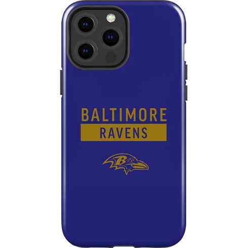 NFL Baltimore Ravens Purple Performance Series iPhone 15 Pro Max Impact Case