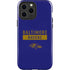 NFL Baltimore Ravens Purple Performance Series iPhone 15 Pro Max Impact Case