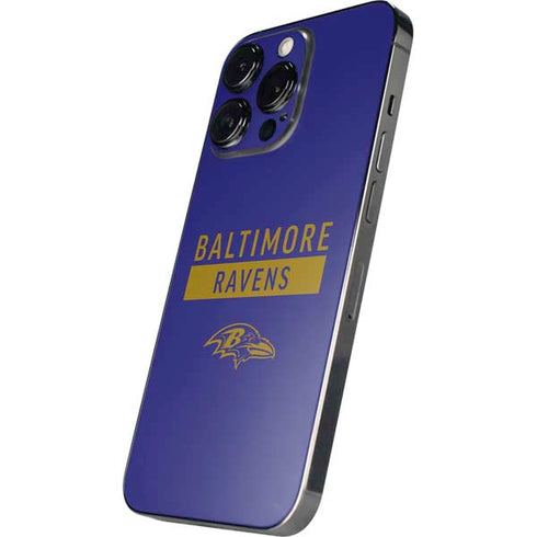 NFL Baltimore Ravens Purple Performance Series iPhone 14 Pro Max Skin