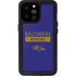 NFL Baltimore Ravens Purple Performance Series iPhone 14 Pro Max Waterproof Case