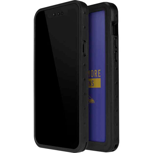 NFL Baltimore Ravens Purple Performance Series iPhone 14 Pro Max Waterproof Case