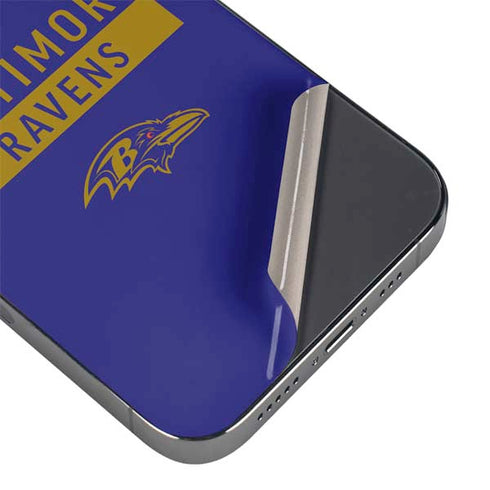 NFL Baltimore Ravens Purple Performance Series iPhone 14 Pro Skin