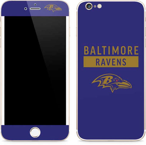 NFL Baltimore Ravens Purple Performance Series iPhone 6/6s Plus Skin