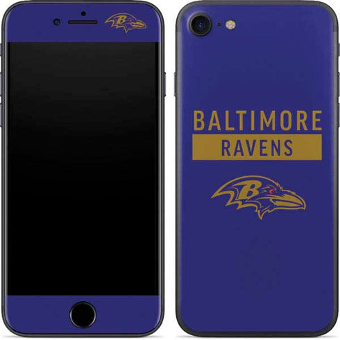 NFL Baltimore Ravens Purple Performance Series iPhone 7 Skin