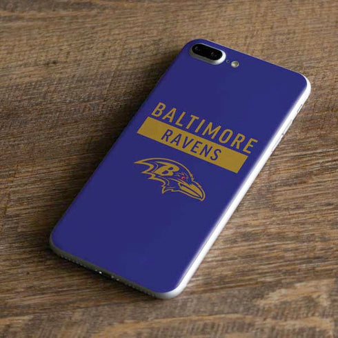 NFL Baltimore Ravens Purple Performance Series iPhone 8 Plus Skin
