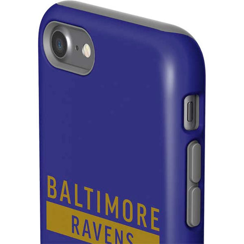 NFL Baltimore Ravens Purple Performance Series iPhone SE (2nd & 3rd Gen) Pro Case