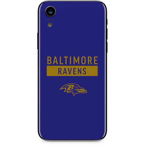 NFL Baltimore Ravens Purple Performance Series iPhone XR Skin
