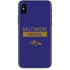 NFL Baltimore Ravens Purple Performance Series iPhone XS Max Skin