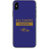 NFL Baltimore Ravens Purple Performance Series iPhone XS Skin