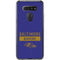 NFL Baltimore Ravens Purple Performance Series LG K51/Q51 Clear Case
