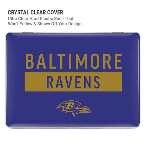 NFL Baltimore Ravens Purple Performance Series MacBook Air 13in M1 (2021) Case plus Skin