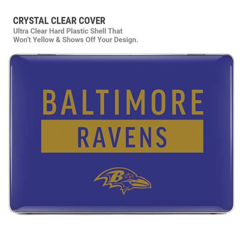 NFL Baltimore Ravens Purple Performance Series MacBook Air 15in (2023-2025) Case plus Skin