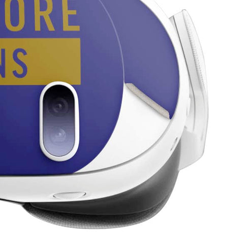 NFL Baltimore Ravens Purple Performance Series Meta Quest 3 Skin