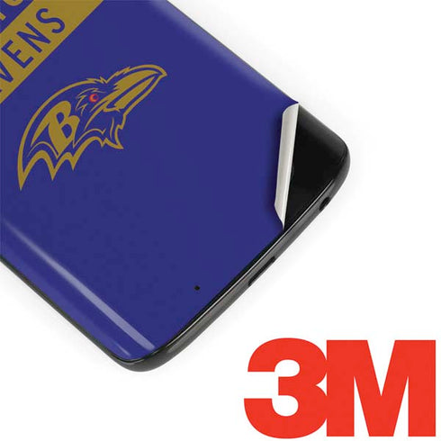 NFL Baltimore Ravens Purple Performance Series Moto G6 Skin