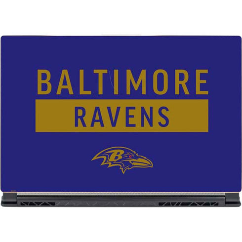 NFL Baltimore Ravens Purple Performance Series MSI GS65 Stealth Laptop Skin