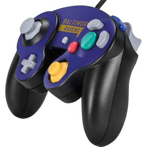 NFL Baltimore Ravens Purple Performance Series Nintendo GameCube Controller Skin