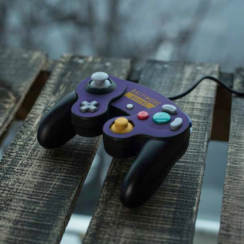 NFL Baltimore Ravens Purple Performance Series Nintendo GameCube Controller Skin