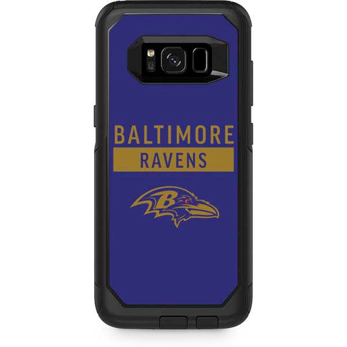 NFL Baltimore Ravens Purple Performance Series Otterbox Commuter Galaxy Skin