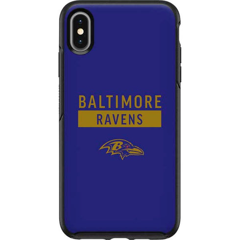 NFL Baltimore Ravens Purple Performance Series Otterbox Symmetry iPhone Skin