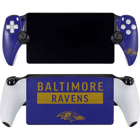 NFL Baltimore Ravens Purple Performance Series PlayStation Portal Remote Player Skin
