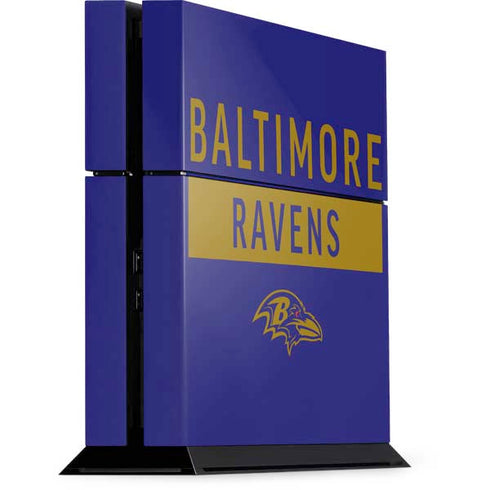 NFL Baltimore Ravens Purple Performance Series PS4 Console Skin