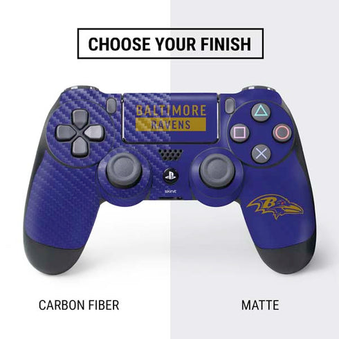 NFL Baltimore Ravens Purple Performance Series PS4 Controller Skin