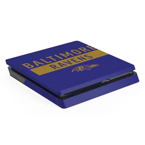 NFL Baltimore Ravens Purple Performance Series PS4 Slim Skin