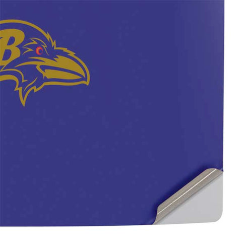 NFL Baltimore Ravens Purple Performance Series PS5 Slim Disk Console Skin