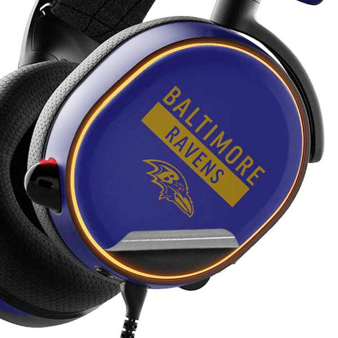 NFL Baltimore Ravens Purple Performance Series SteelSeries Arctis 5 Skin