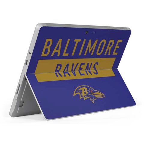 NFL Baltimore Ravens Purple Performance Series Surface Go Skin