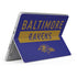 NFL Baltimore Ravens Purple Performance Series Surface Go Skin