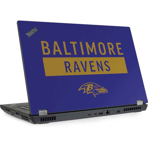 NFL Baltimore Ravens Purple Performance Series Lenovo ThinkPad Skin