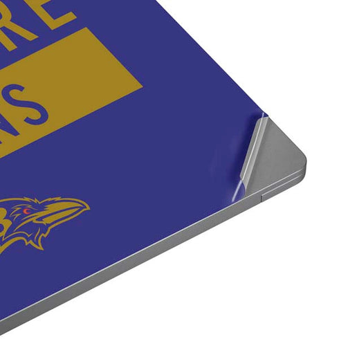 NFL Baltimore Ravens Purple Performance Series Universal Laptop 13in (10.6 x 7.6in) Skin