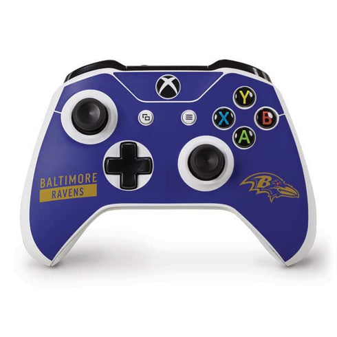NFL Baltimore Ravens Purple Performance Series Xbox One S Controller Skin