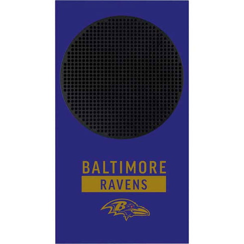 NFL Baltimore Ravens Purple Performance Series Xbox Series S Bundle Skin