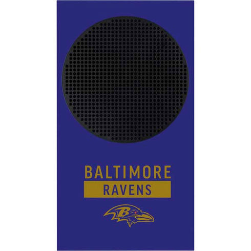 NFL Baltimore Ravens Purple Performance Series Xbox Series S Console Skin