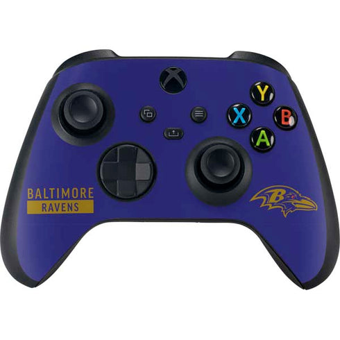 NFL Baltimore Ravens Purple Performance Series Xbox Series X Controller Skin